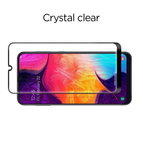 Каленое стекло SPIGEN GLASS FC для Samsung Galaxy A50/A50s/A30S Black