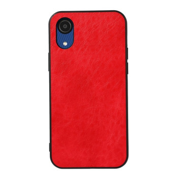 Противоударный чехол Crazy Horse для Samsung Galaxy A03 Core - красный