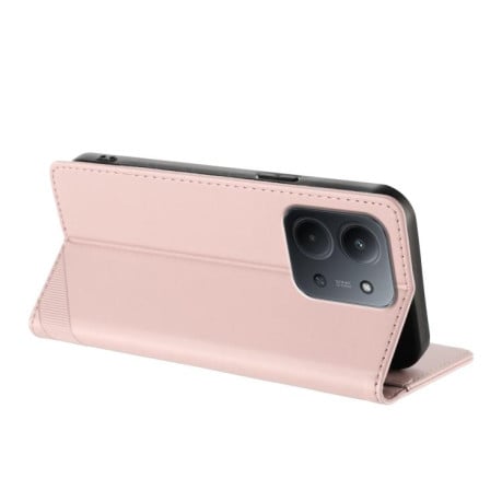 Чехол-книжка Embossed Multi-functional Wallet Retro Leather на Xiaomi Redmi 15C 5G / 4G EU 173mm - розовый
