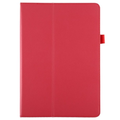 Чехол-книжка Litchi Texture для iPad 10.5 / iPad 10.2 2021/2020/2019 - красный