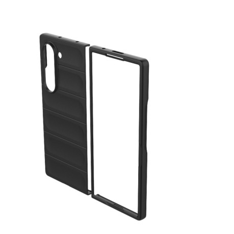 Силиконовый чехол Magic Flannel для Samsung Galaxy Fold 6 - черный
