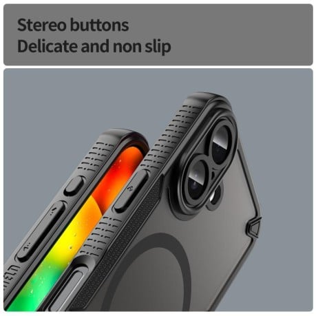 Чохол Armor Glaze з MagSafe Magnetic для iPhone 17 - чорний