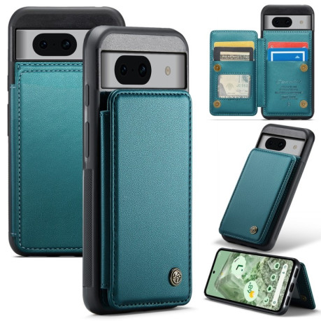 Чехол CaseMe C22 Card Slots Holder RFID Anti-theft для Google Pixel 8a - синий