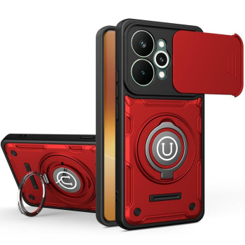 Протиударний чохол Camera Sliding на Realme 15 5G / 15 Pro 5G — червоний