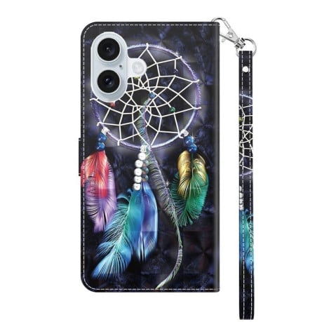 Чехол-книжка 3D Painting для  iPhone 16 Plus - Dreamcatcher