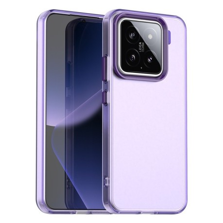 Противоударный чехол Candy Series для Xiaomi 15 Pro - фиолетовый