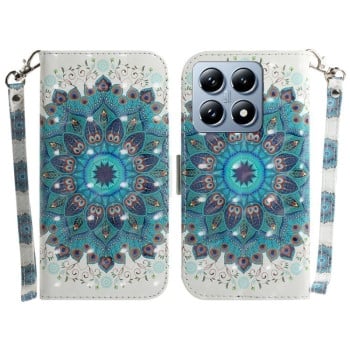 Чехол-книжка 3D Painting для Xiaomi 14T - Wreath