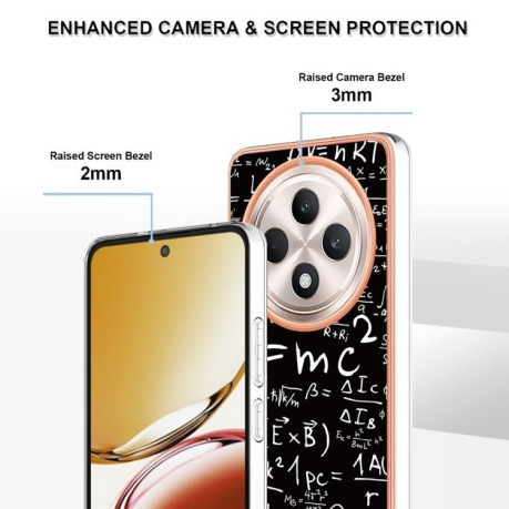 Противоударный чехол Electroplating IMD для OPPO Reno12 F/12 FS 5G - Equation