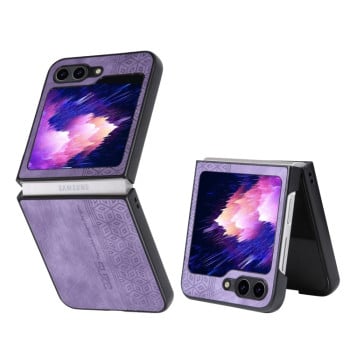 Чохол AZNS з 3D-тисненням та м'яким покриттям Skin Feel на Samsung Galaxy Flip 5 - фіолетовий
