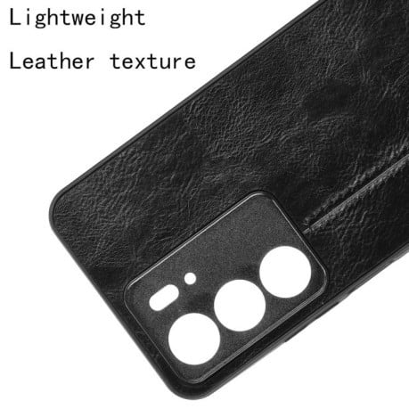 Чохол із простроченням Sewing Cow Pattern на Realme C75 - чорний