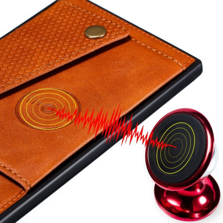 Протиударний чохол Magnetic with Card Slots Samsung Galaxy A52/A52s - коричневий