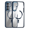 Протиударний чохол MagSafe Anti-fingerprint Highly  для Samsung Galaxy S25 - синій