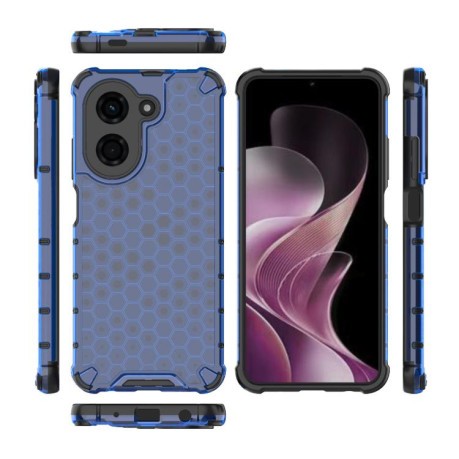 Противоударный чехол Honeycomb на Xiaomi Redmi A5 4G 171.7mm / Poco C71 - синий