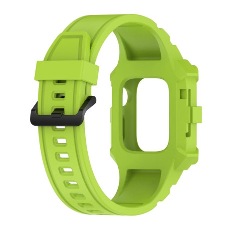 Силіконовий ремінець Integrated Band для Apple Watch Series 8/7 45mm / 44mm / 42mm - світло-зелений