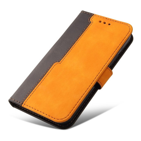 Чехол-книжка Business Stitching-Color для Samsung Galaxy M33 5G - оранжевый