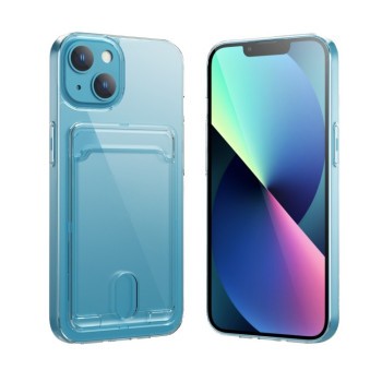 Протиударний чохол Card Bag для iPhone 14 Plus - прозорий