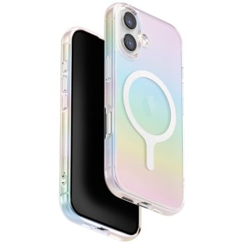 Оригинальный чехол Uniq Iridescia Magclick Charging на iPhone 17 - Multicolor