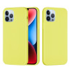 Силіконовий чохол Solid Color Liquid на iPhone 15 Pro Max - світло-жовтий