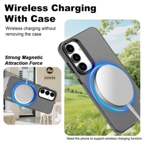 Чохол IMAK Candy Series з MagSafe на Samsung Galaxy S25 FE 5G - чорний