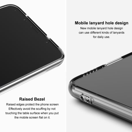 Противоударный чехол IMAK UX-5 Series на Xiaomi Redmi Poco C55/Redmi 12C/11A - прозрачный