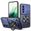 Противоударный чехол Armor Rotating Holder MagSafe для Xiaomi Redmi 15 5G / 4G EU 171mm — синий