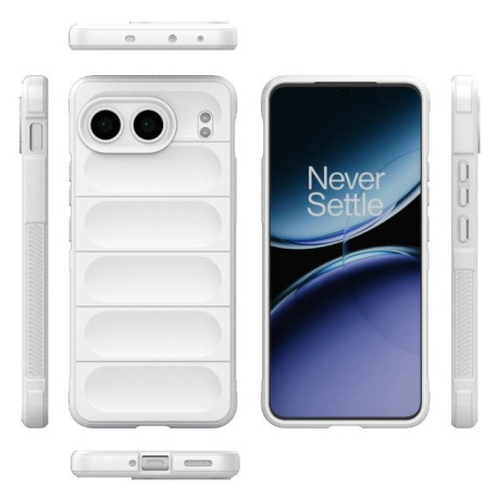 Силиконовый чехол Magic Flannel для OnePlus Nord 4 5G Global - белый