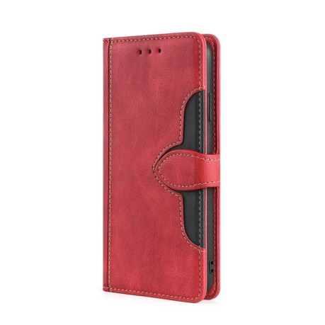 Чохол-книжка Stitching Skin Feel для OnePlus Nord 2T - червоний