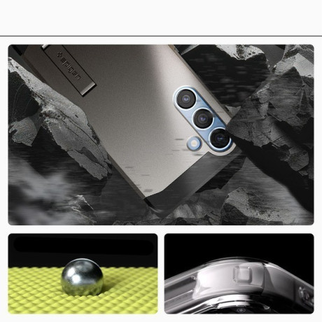 Оригинальный чехол Spigen Tough Armor Mag (Magsafe) на Samsung Galaxy S25 - Dark Gray
