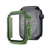 Протиударна накладка із захисним склом Armor Waterproof для Apple Watch Series 8/7 45mm - зелена