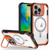 Чохол протиударний Transparent Acrylic MagSafe Lens Holder на iPhone 16 Pro Max - помаранчевий