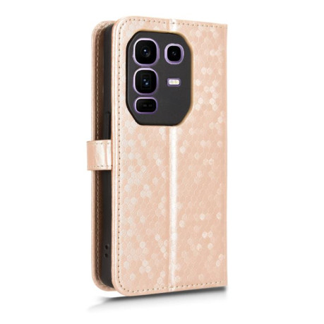 Чехол-книжка Honeycomb Dot для Infinix Note 50 Pro+ - золотой