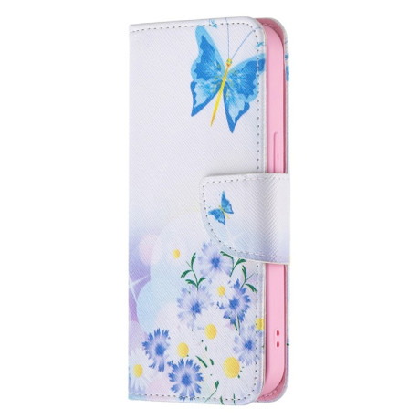 Чохол-книжка Colored Drawing Series на iPhone 13 Pro - Butterfly Love