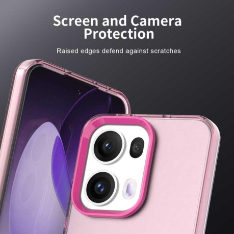 Противоударный чехол Candy Series для OPPO Reno13 Pro 5G Global - красный