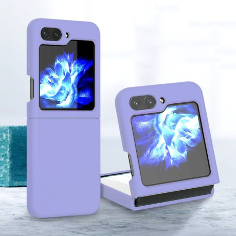 Силіконовий чохол Silicone Skin Feel Folding для Samsung Galaxy Flip 5 - фіолетовий