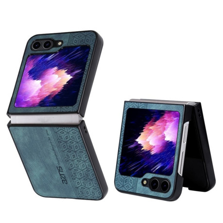 Противоударный чехол ANS 3D Skin Feel для Samsung Galaxy  Flip 6 - зеленый
