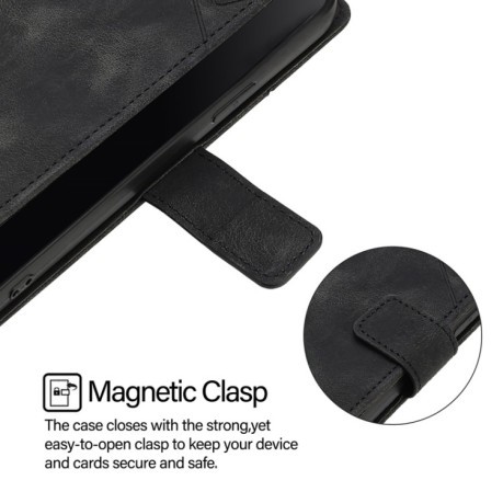 Чохол-книжка Skin-feel Embossed для Infinix Smart 8 Plus / Smart 8 Pro - чорний