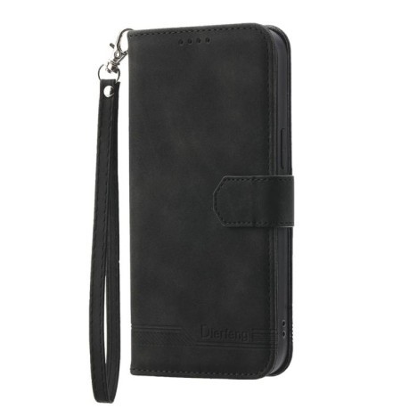 Чохол-книжка Dierfeng Dream Line для Xiaomi Redmi Note 14 4G 164.48mm - чорний