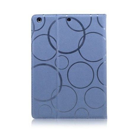 Чехол Kakusiga Circles Smart темно-синий для iPad Air 2