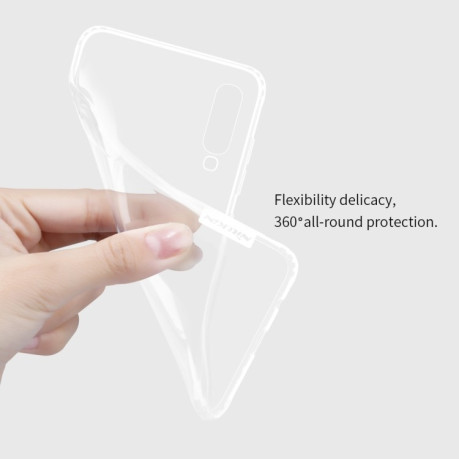 Ударозащитный чехол NILLKIN Nature на Samsung Galaxy A70 -прозрачный