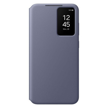 Оригинальный чехол-книжка Samsung Smart View Wallet для Samsung Galaxy S24+ - purple (EF-ZS926CVEGWW)