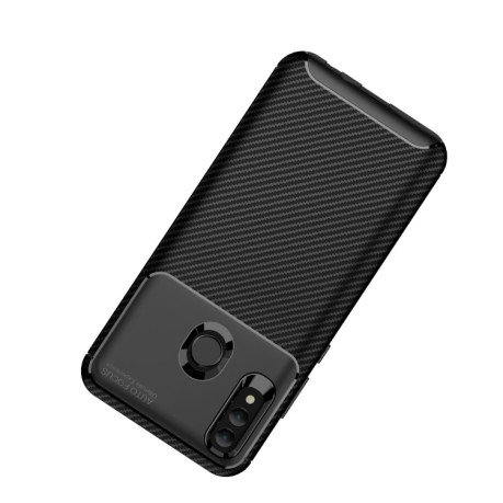 Противоударный Чехол Beetle Series Carbon Fiber на Samsung Galaxy M31 - черный