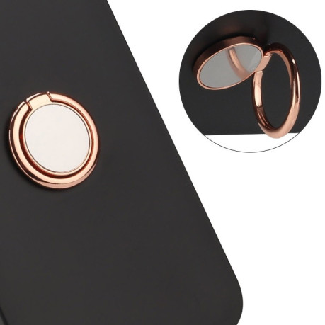 Протиударний чохол Matte with Ring Holder для Samsung Galaxy A16 5G - рожеве золото