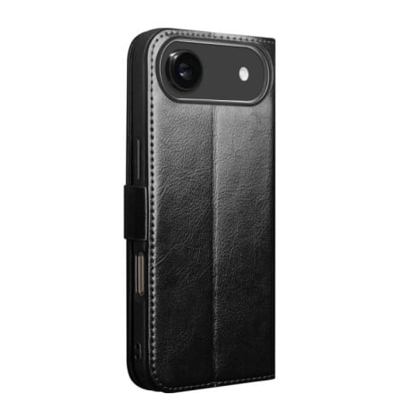 Чехол-книжка QIALINO Classic 103 Buckle с натуральной кожи для iPhone Air - черный