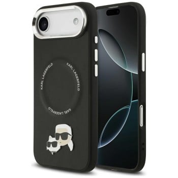 Оригінальний чохол Karl Lagerfeld Karl &amp; Choupette Pins MagSafe на iPhone Air - Black