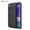Ударозахисний чохол Litchi Texture Samsung Galaxy M21/M30s - чорний