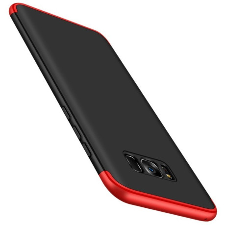 3D чохол GKK Three Stage Splicing Full Coverage Case на Samsung Galaxy S8/G950-червоний, чорний