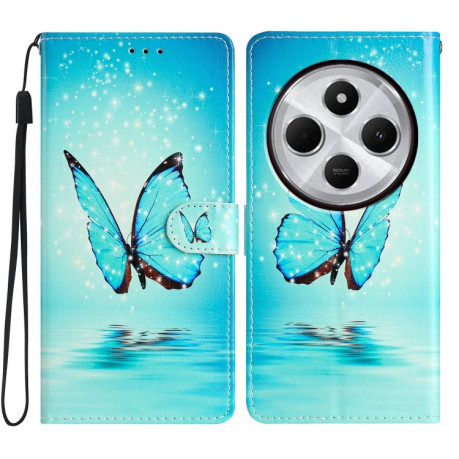 Чохол-книжка Colored Drawing Pattern для Xiaomi Redmi A4 5G - Butterfly