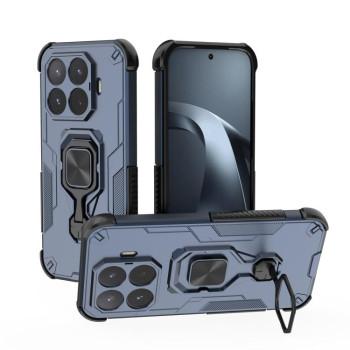 Противоударный чехол Metal Kickstand TPU Hybrid PC на Xiaomi 17T 5G — синий