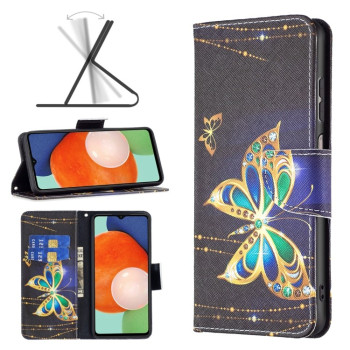 Чехол-книжка Colored Drawing Pattern для Samsung Galaxy A13 4G - Big Butterfly