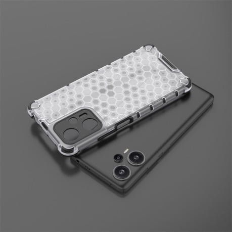 Противоударный чехол Honeycomb для Xiaomi Poco F5 - чорний
